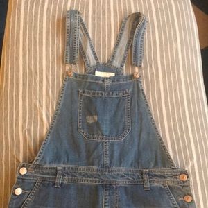 Distressed Overalls